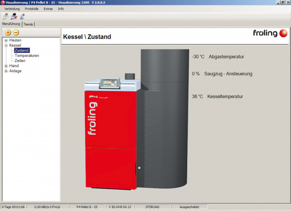 Fröling Visualisierung 3200 - V3.3.0