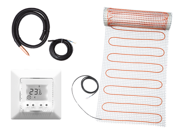 Technotherm WFK 0.5 elektrische Fußbodenheizung Heizmatten Set 160W/qm