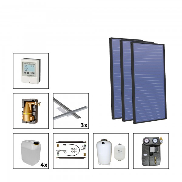 Solarbayer Plus AL Solarpaket 3 - Biber Fläche m2: Brutto 8,58 / Apertur 8,08