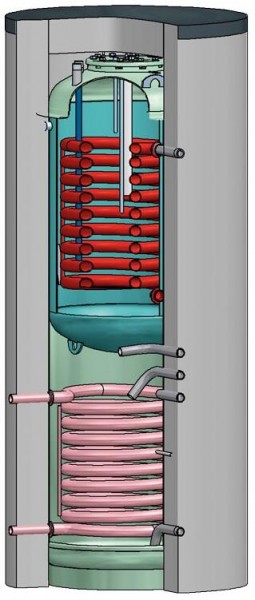 INTERDOMO Tank in Tank Speicher 275 120 275 l