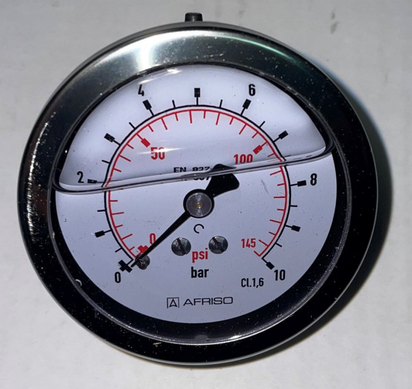 ORBEN Manometer am Edelstahlfiltergehäuse für Thermostil mobil 4000 / 4000 PRO