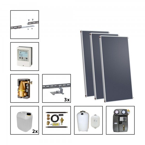 Solarbayer Silversun Solarpaket 3 Fläche m2: Brutto 6,06 / Apertur 5,49