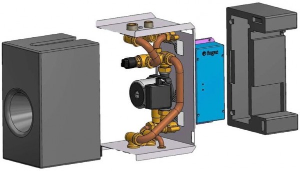 INTERDOMO Frischwasserstation 25 l/min (10/45 GradC)